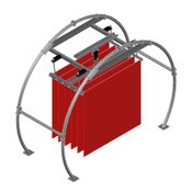 CAD drawing of XL electric mitter